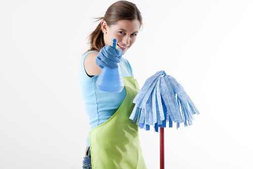 Carpet cleaning tools and service documentation for a UK cleaner